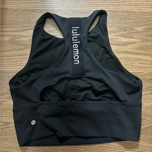 Lululemon everlux logo top open back